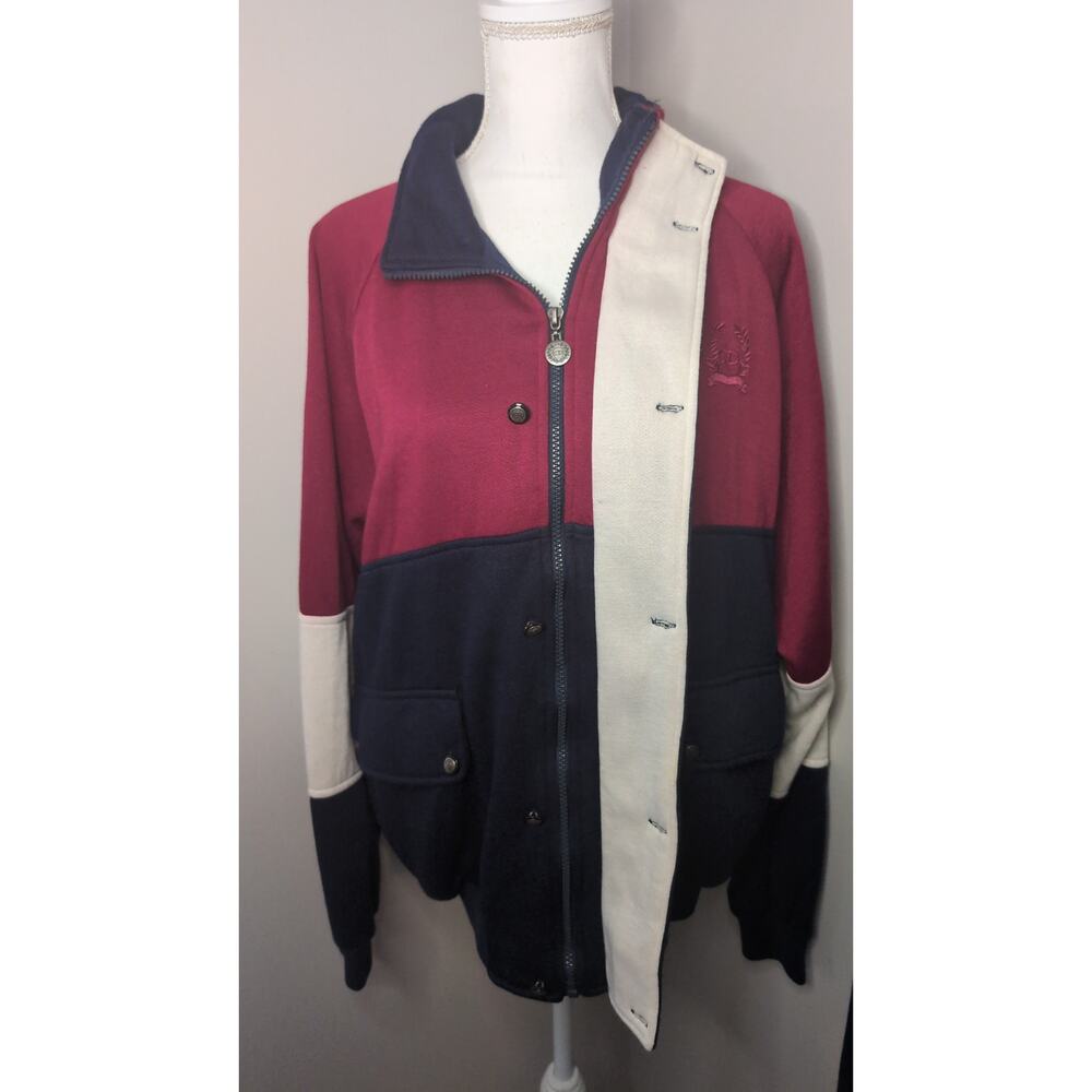 Vintage Dior Tracksuit Set Mens L Colorblock Jacket Pants 90s - Picture 5 of 12